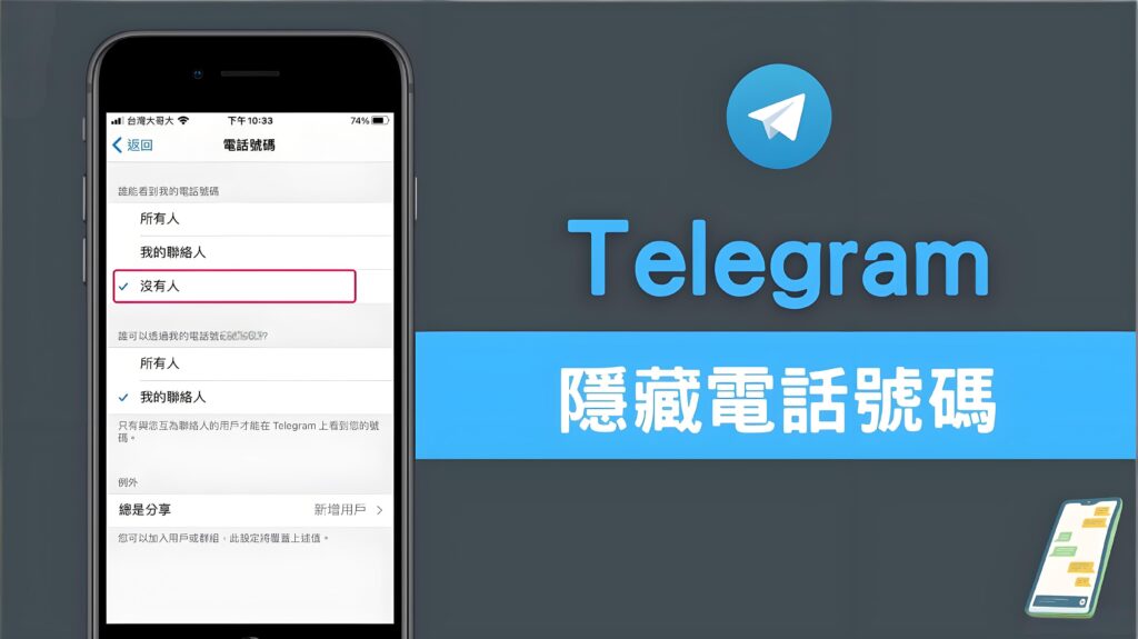 Telegram如何保护手机号？